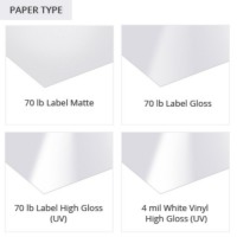 Étiquettes en rouleau poly - Les étiquettes ou autocollants polyester adhésifs en rouleaux